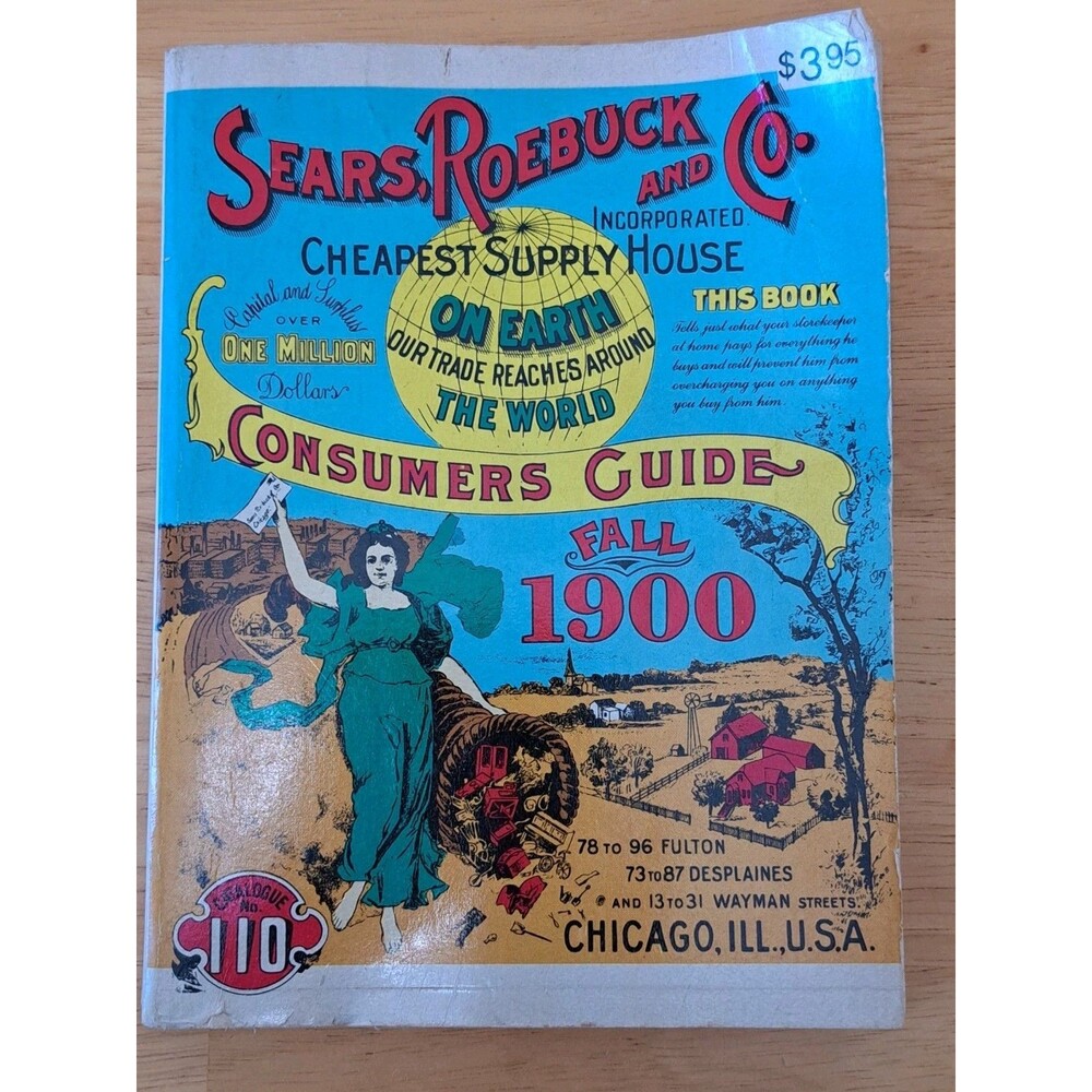 VTG Fall 1900 Sears Roebuck and Co Catalog 1970 Miniature Reproduction No. 110